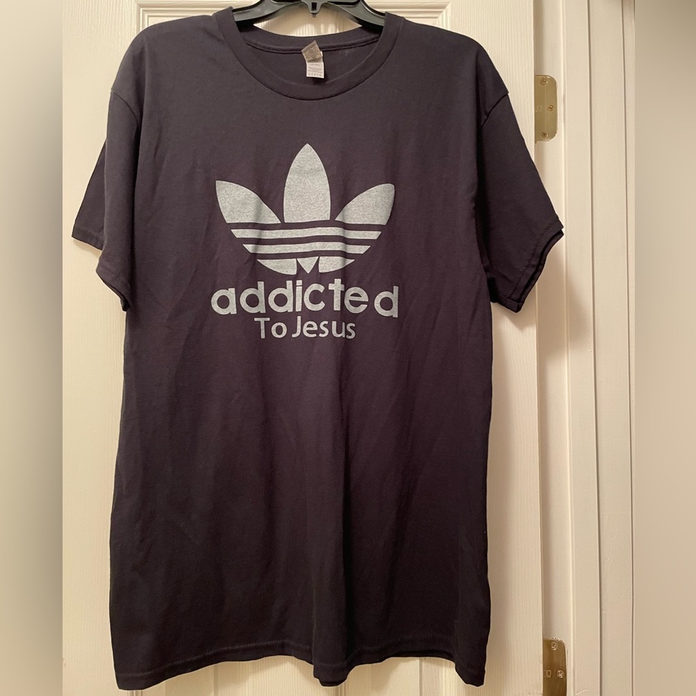 Addicted To Jesus Black T-Shirt